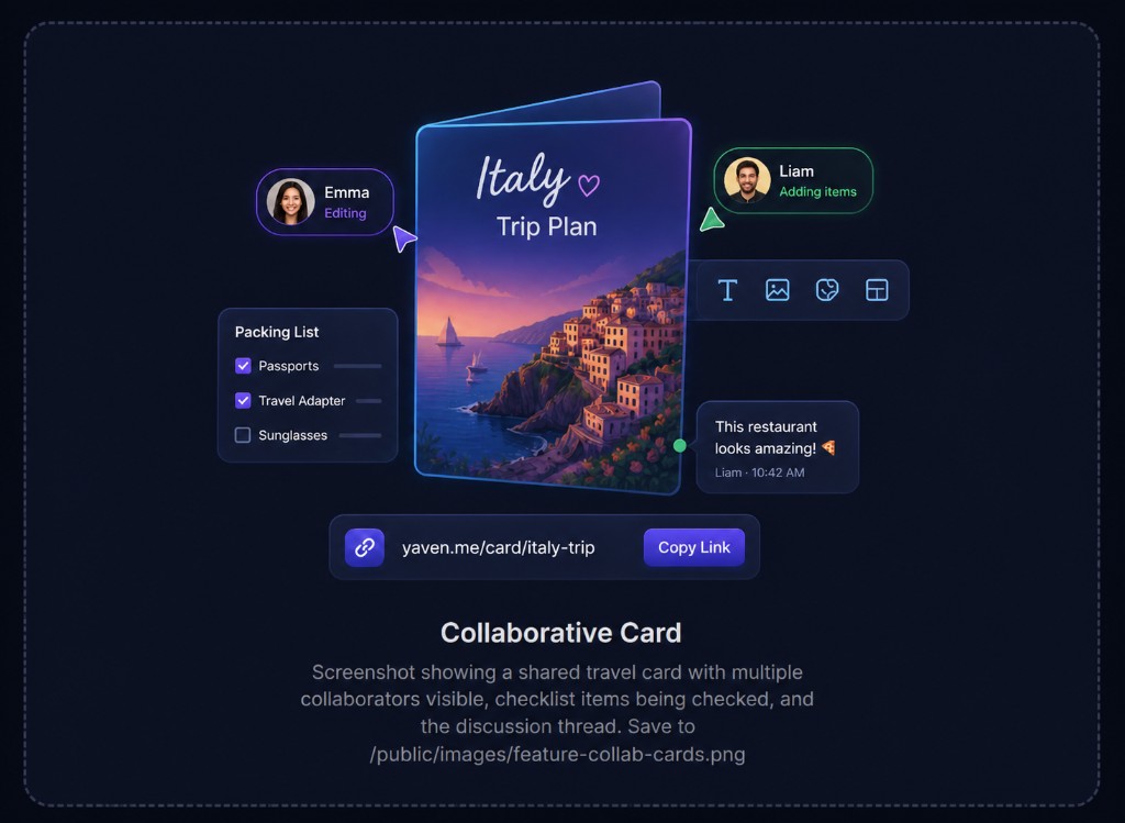 Shareable Cards Anyone Can Edit Together